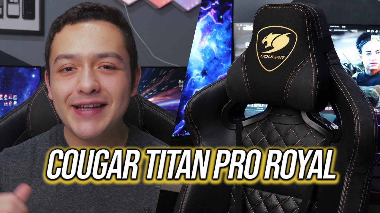 The Perfect Gaming Chair For The Big Boys!!! - Cougar Armor Titan Pro Royal  